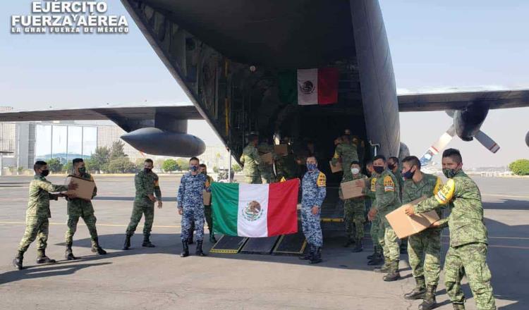 México envía 15 toneladas de ayuda humanitaria a Honduras, tras el paso de los huracanes “Eta” y “Iota”