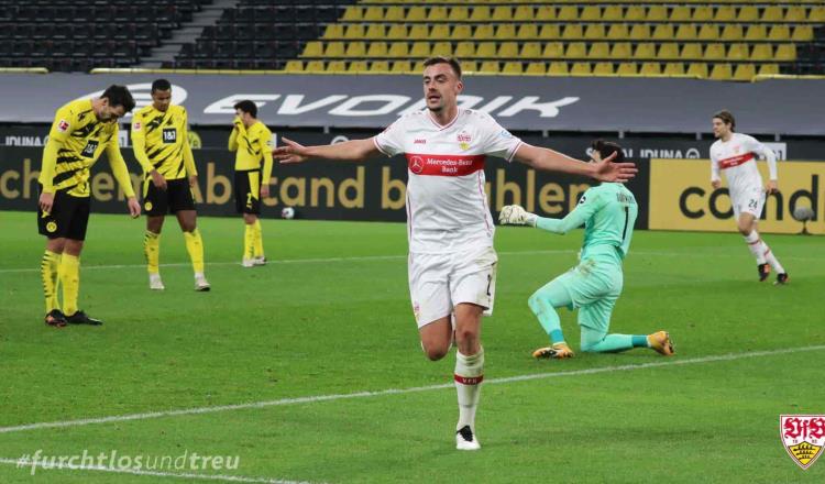 Stuttgart apaleó 5-1 a Dortmund en la Bundesliga