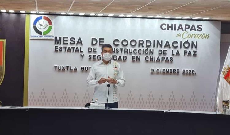 “Salvemos la Navidad”, llama gobernador de Chiapas a ciudadanos para reducir la movilidad y evitar reuniones