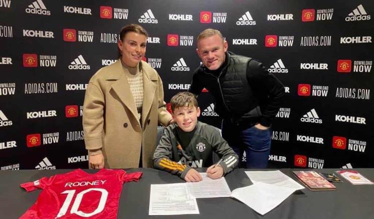 Hijo de Wayne Rooney firma por el ManUnited a los 11 años