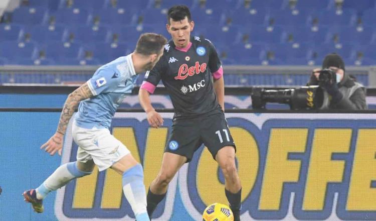 Napoli cae 2-0 ante Lazio; “Chucky” sale lesionado