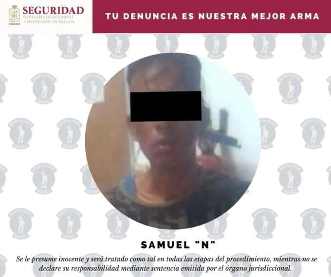 Detienen a sujeto acusado de robo… en Villahermosa