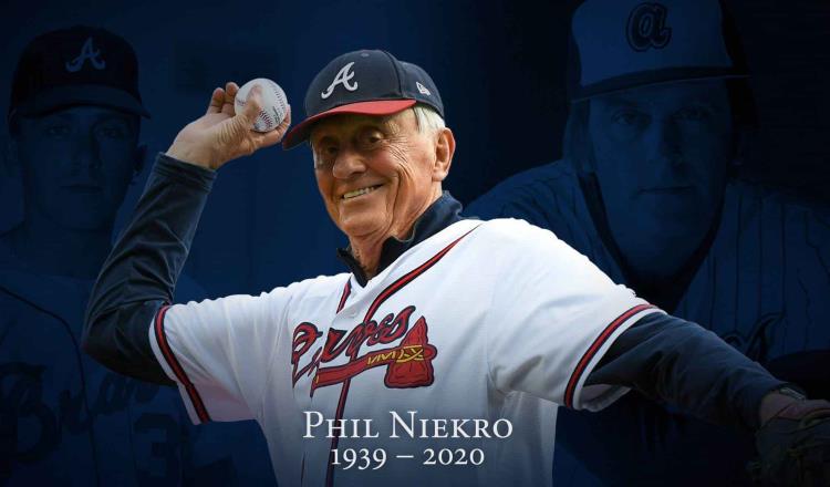 Muere Phil Niekro, miembro del Salón de la Fama en la MLB