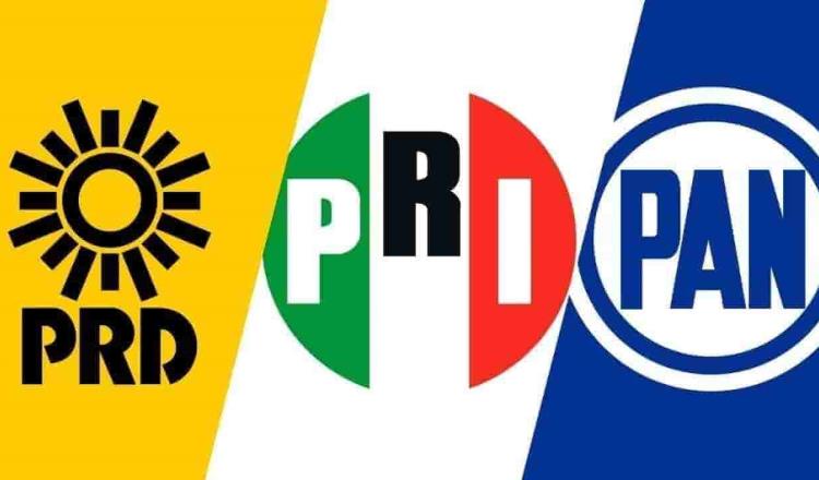 Definen alianza total en Tabasco PRI-PAN-PRD; hoy dan a conocer la distribución de municipios y distritos