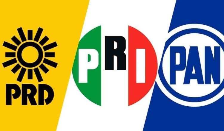 Definen alianza PRI-PRD-PAN los municipios y distritos para cada partido en Tabasco