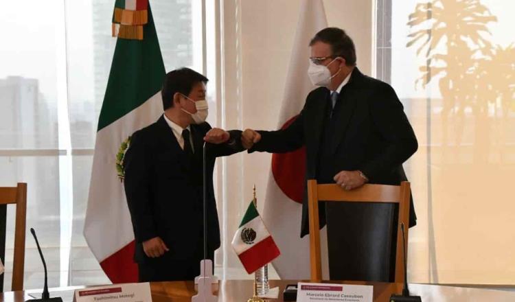 Canciller japonés visita México para refrendar intenciones de inversión en el país durante el 2021