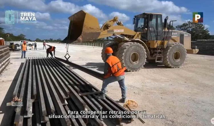 Reconoce gobierno retrasos en construcción del Tren Maya