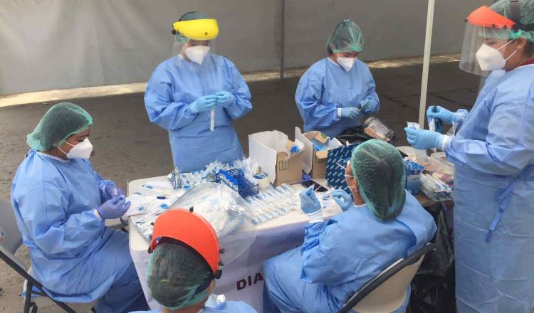 Suben hospitalizados por enfermedades respiratorias en Tabasco a 2,003; registran 341 nuevos positivos de Covid