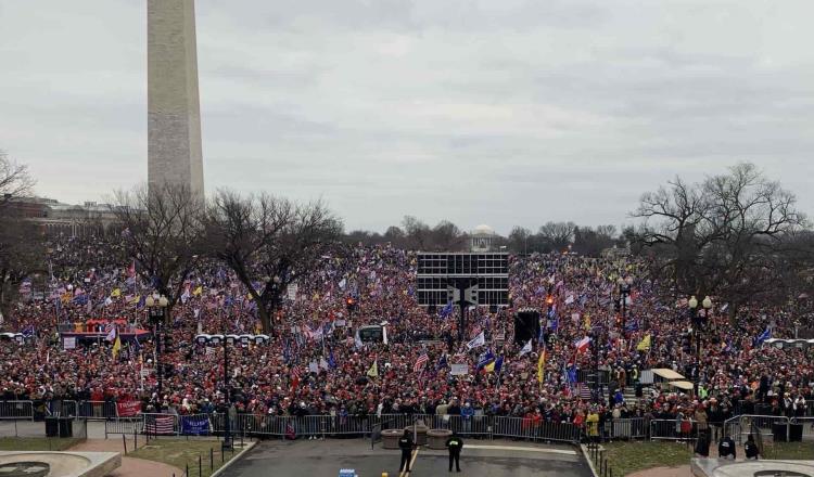 Se reúnen seguidores de Trump en Washington para protestar contra la victoria de Biden 