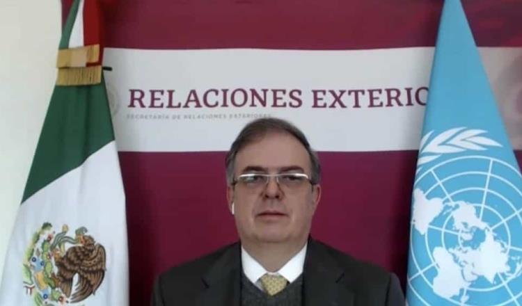 Destaca Ebrard ante la ONU que la pobreza, el comercio ilegal de armas y la desigualdad agravan los ciclos de violencia