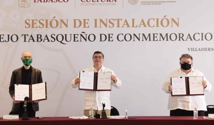 Instala Gobierno estatal Consejo Tabasqueño de Conmemoraciones 2021