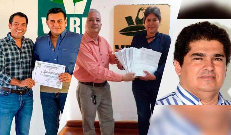 Define PVEM precandidatos a las alcaldías de Jalapa, Balancán y Zapata 