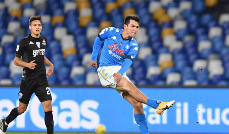Chucky Lozano anota en goleada del Napoli a la Fiorentina