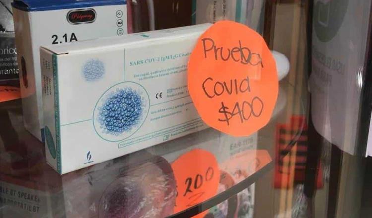Exhiben en Puebla venta sin autorización... de pruebas rápidas para detectar COVID