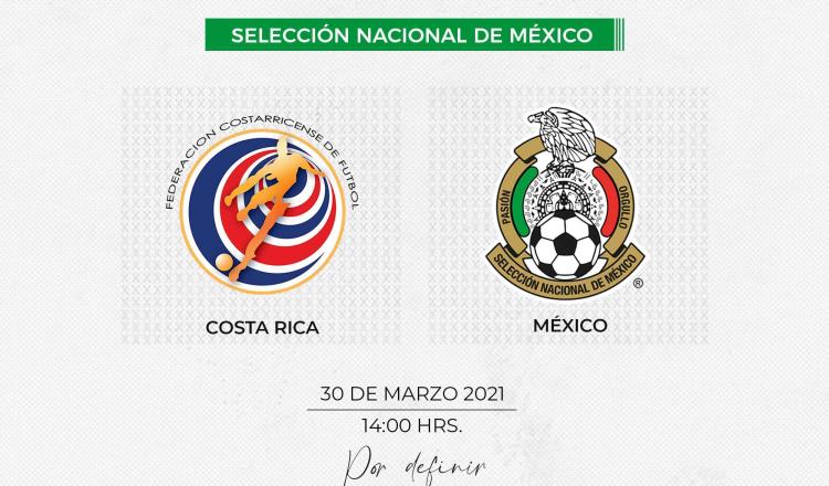 México confirma partido amistoso ante Costa Rica en marzo