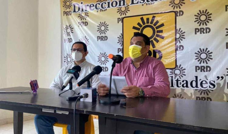 Sin decir nombres, insiste dirigente del PRD que funcionarios de primer nivel recibieron vacuna anticovid en Tabasco