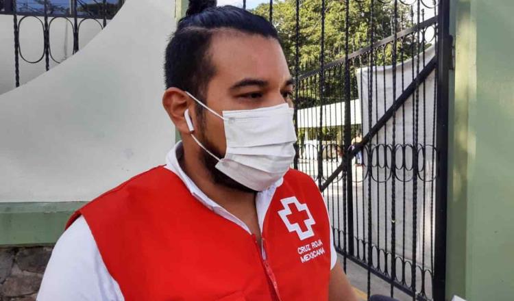 Ha atendido Cruz Roja a 800 personas en Tabasco con síntomas de COVID-19, para trasladarlas a hospitales