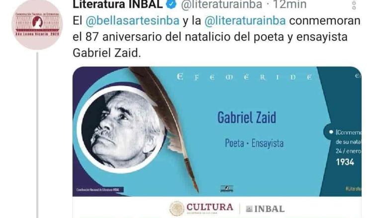Secretaría de Cultura se vuelve a equivocar y confunde a Gabriel Zaid con Tomás Segovia