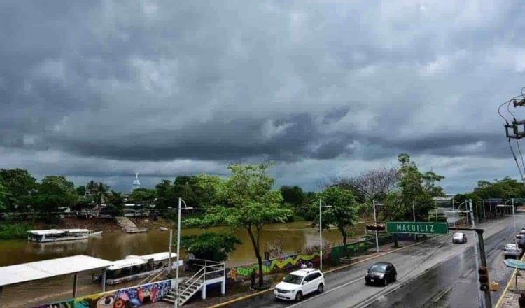 Pronostica CONAGUA lluvias fuertes para hoy en Tabasco, por Frente Frío 36