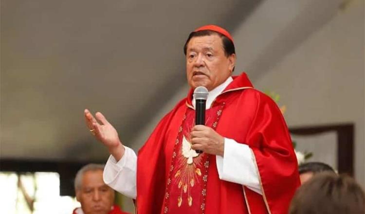 Cardenal Norberto Rivera continúa hospitalizado, pero con una favorable evolución: Arquidiócesis