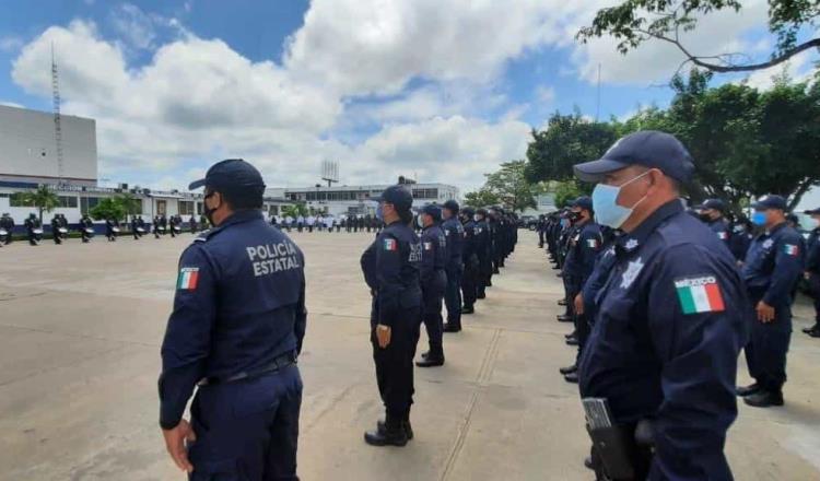 Amagan policías de Tabasco con paro de labores a inicios de febrero