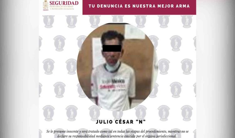 Detienen a sujeto en Villahermosa por presunta violencia de género