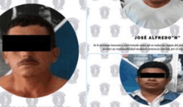 Detienen a 4 sujetos en Villahermosa… por robo y portación de arma blanca