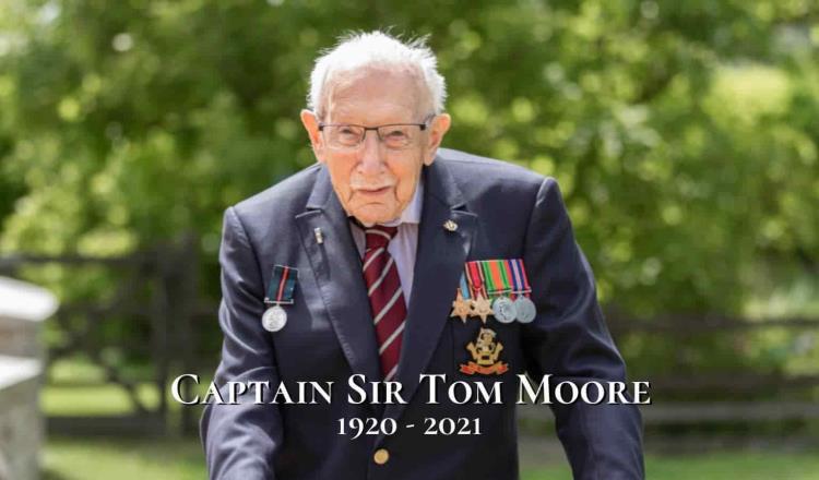 Fallece por Covid-19, Sir Tom Moore, veterano de la Segunda Guerra Mundial