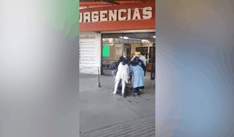 Mujer da a luz en la puerta del Hospital General de San Pablo Huixtepec en Oaxaca