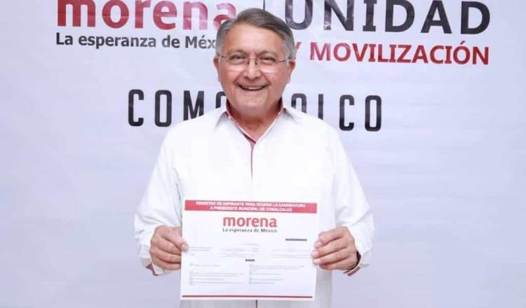 Se registra diputado federal de Morena, Efraín Espadas, como precandidato a la alcaldía de Comalcalco