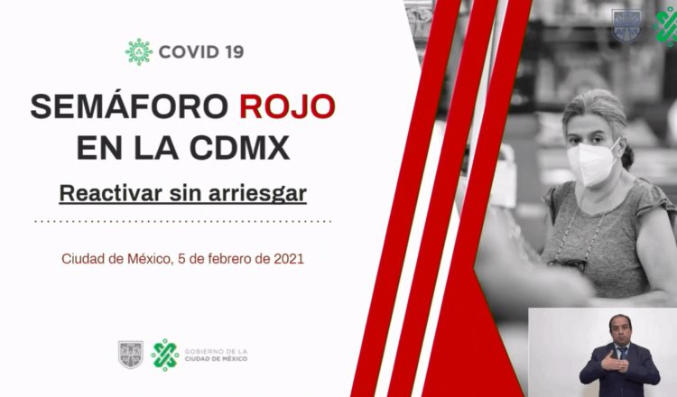 Seguirá CDMX en rojo… una semana más