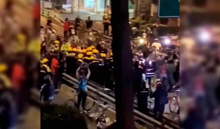 Separan a 11 policías de la CDMX tras enfrentamiento con ciclistas 