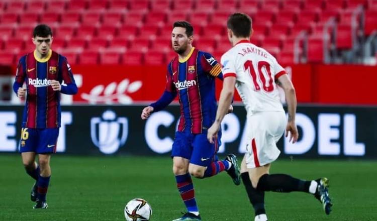 Barça con un pie fuera de la Copa del Rey; cae 2-0 ante el Sevilla