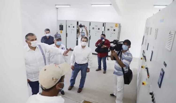 Rehabilitación de 9 cárcamos en Centro es la primera etapa para rescatar a Villahermosa y evitar inundaciones, asegura gobernador 