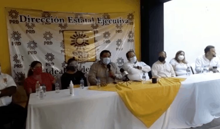 Sostiene PRD Tabasco que no se distraerá con el presunto plagio del eslogan ”Va por México”
