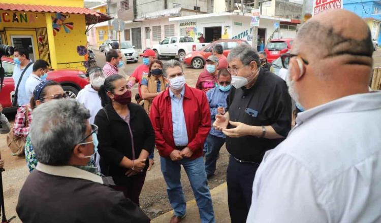 Supervisa Evaristo Hernández construcción de drenaje sanitario y pluvial en Lindavista