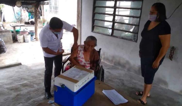 Hoy concluye vacunación contra el coronavirus a adultos mayores en Cunduacán