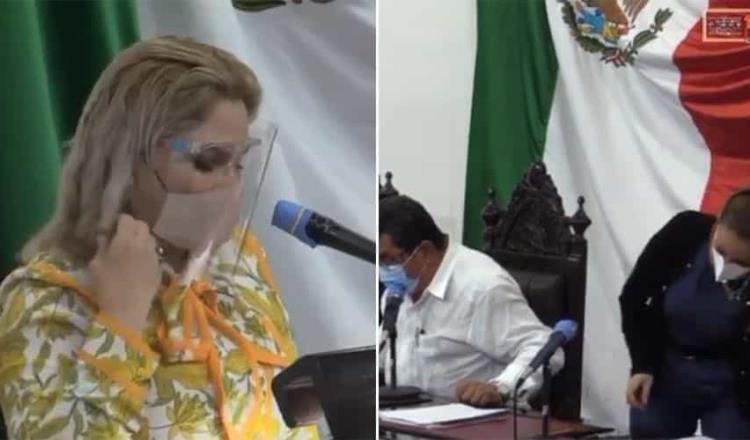 Dos legisladoras de Morena abandonan sesión cameral en Tabasco