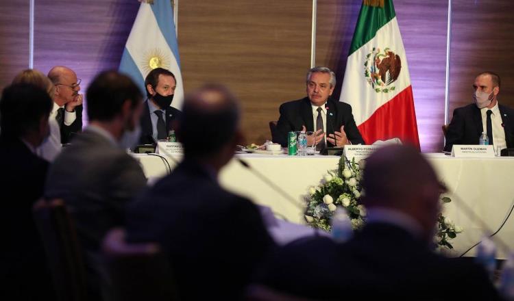 Alberto Fernández se reúne con ejecutivos argentinos del sector empresarial en México