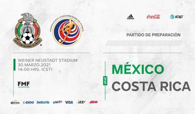 Tri confirma que partido ante Costa Rica en marzo será en Austria