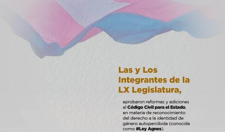 Congreso de Puebla aprueba la ‘Ley Agnes’ que reconoce derechos de las personas transgénero