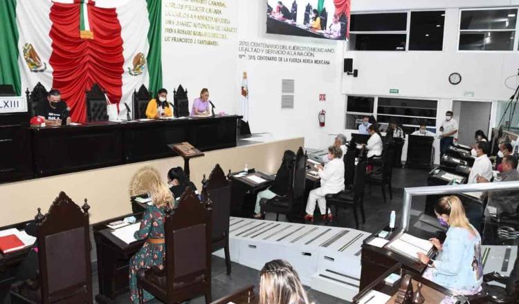 Autorizan en Congreso Tabasqueño licencia temporal a diputados del PRI que aspiran a ser candidatos