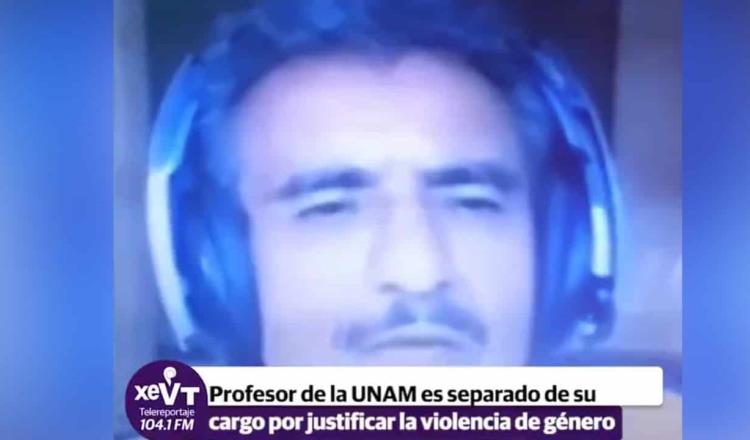 Profesor de la UNAM es separado de su cargo tras incitar a la tortura de mujeres 