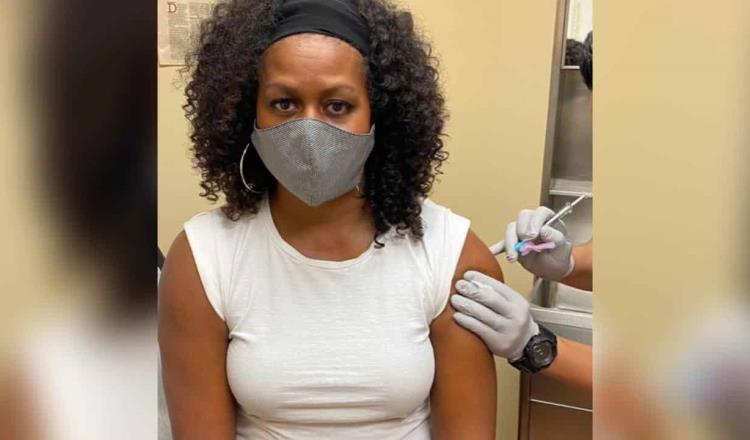 Se vacuna contra el Covid-19 Michelle Obama
