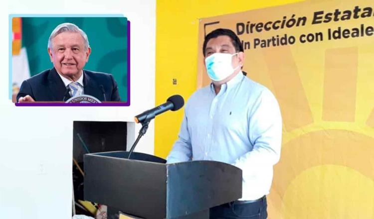Andrés Manuel viene a Tabasco como “turista gubernamental” y “a tomar pozol”: PRD