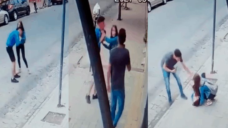 Mujer en Argentina agrede a su novio y le provoca un desmayo