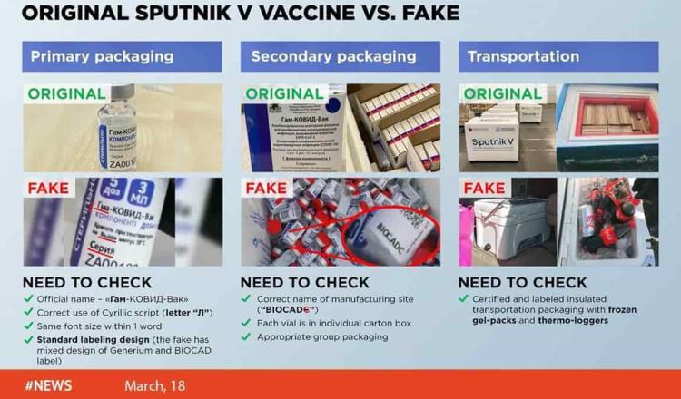 Vacunas Sputnik V decomisadas en Campeche son falsas: gobierno ruso