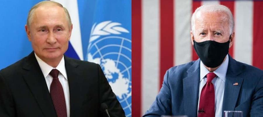 Biden y Putin hablarán hoy sobre crisis en Ucrania