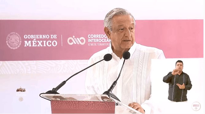 Corredor interoceánico se escriturará a la SEMAR y a los estados de Tabasco, Chiapas, Oaxaca y Veracruz