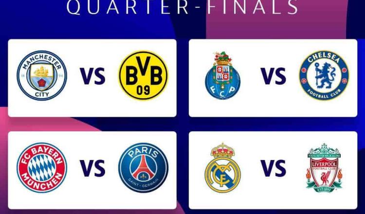 UEFA define partidos de Cuartos de Final de la Champions League